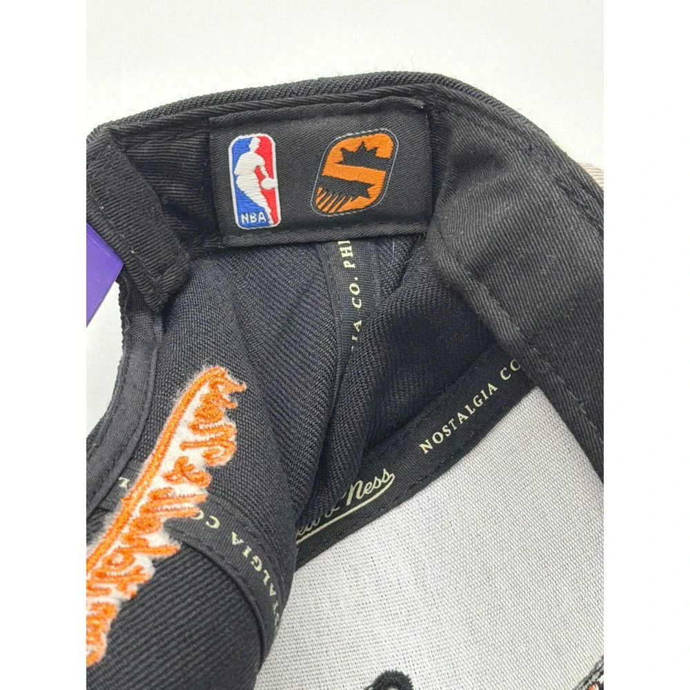 Mitchell & Ness Phoenix Suns Snapback Hat Mens Black‎ Purple Wool NBA